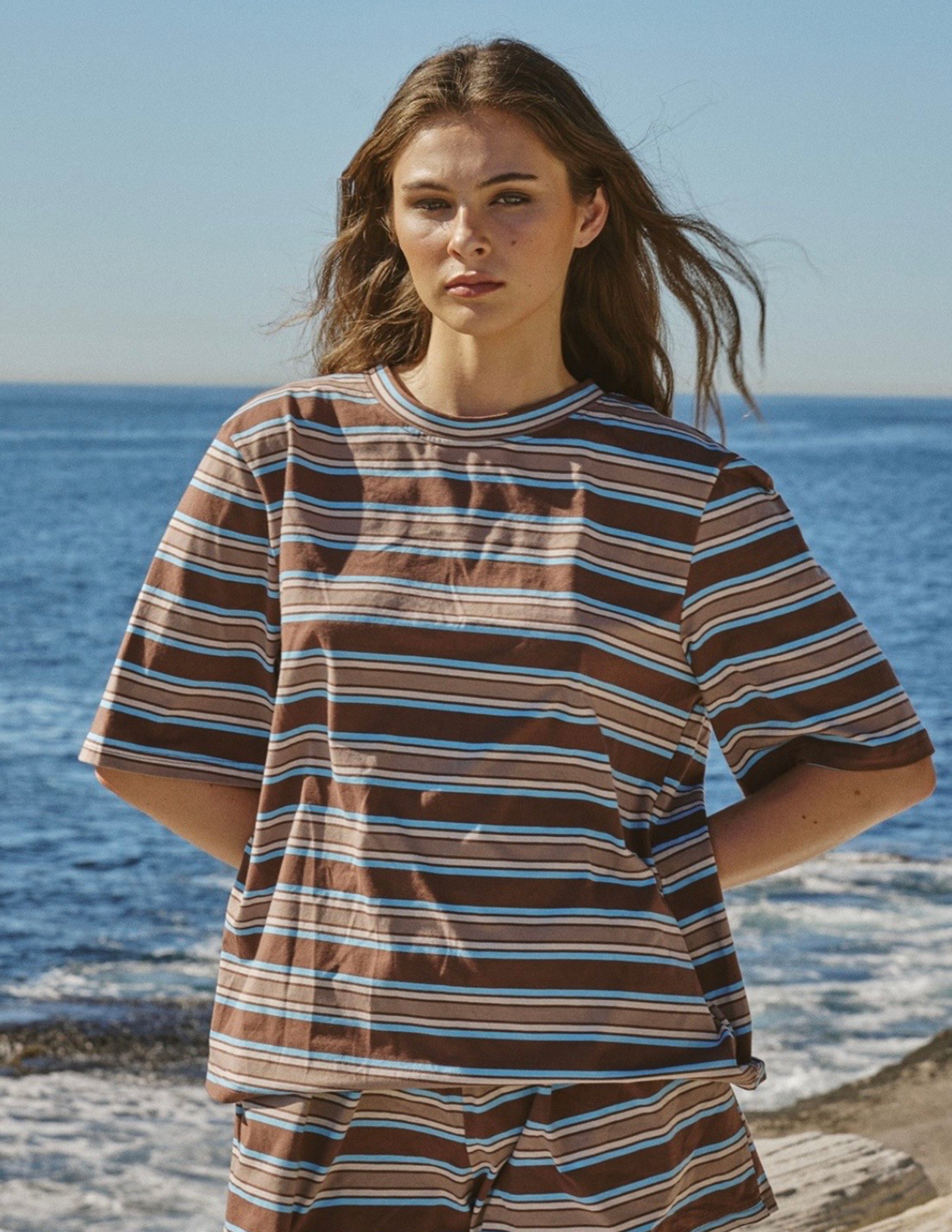 Murphy Oversized Stripe Tee