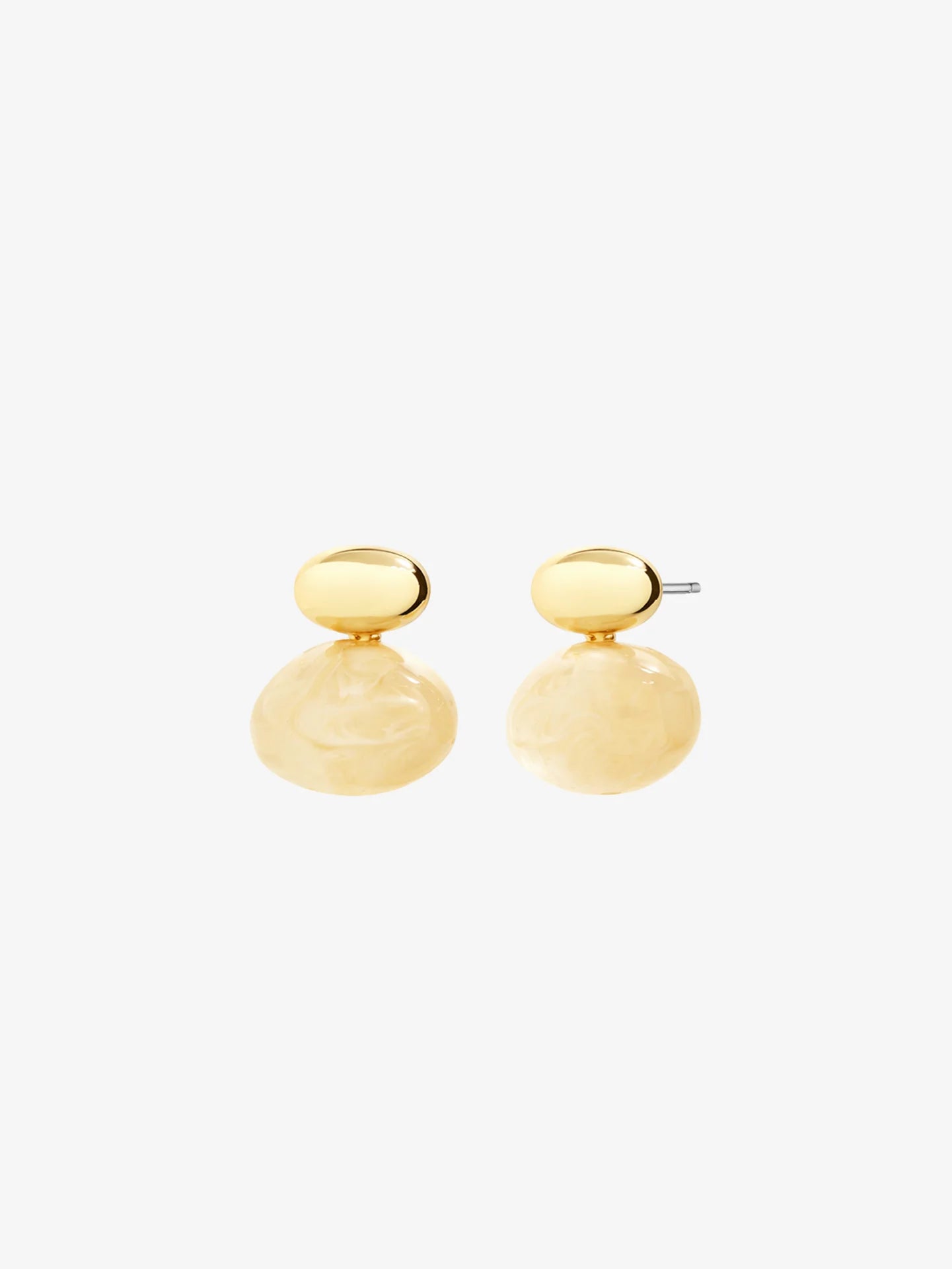 Bauble Resin Earring - Cream