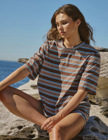 Murphy Oversized Stripe Tee