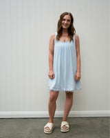 Isla Mini Dress - Powder Blue
