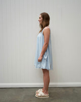 Isla Mini Dress - Powder Blue