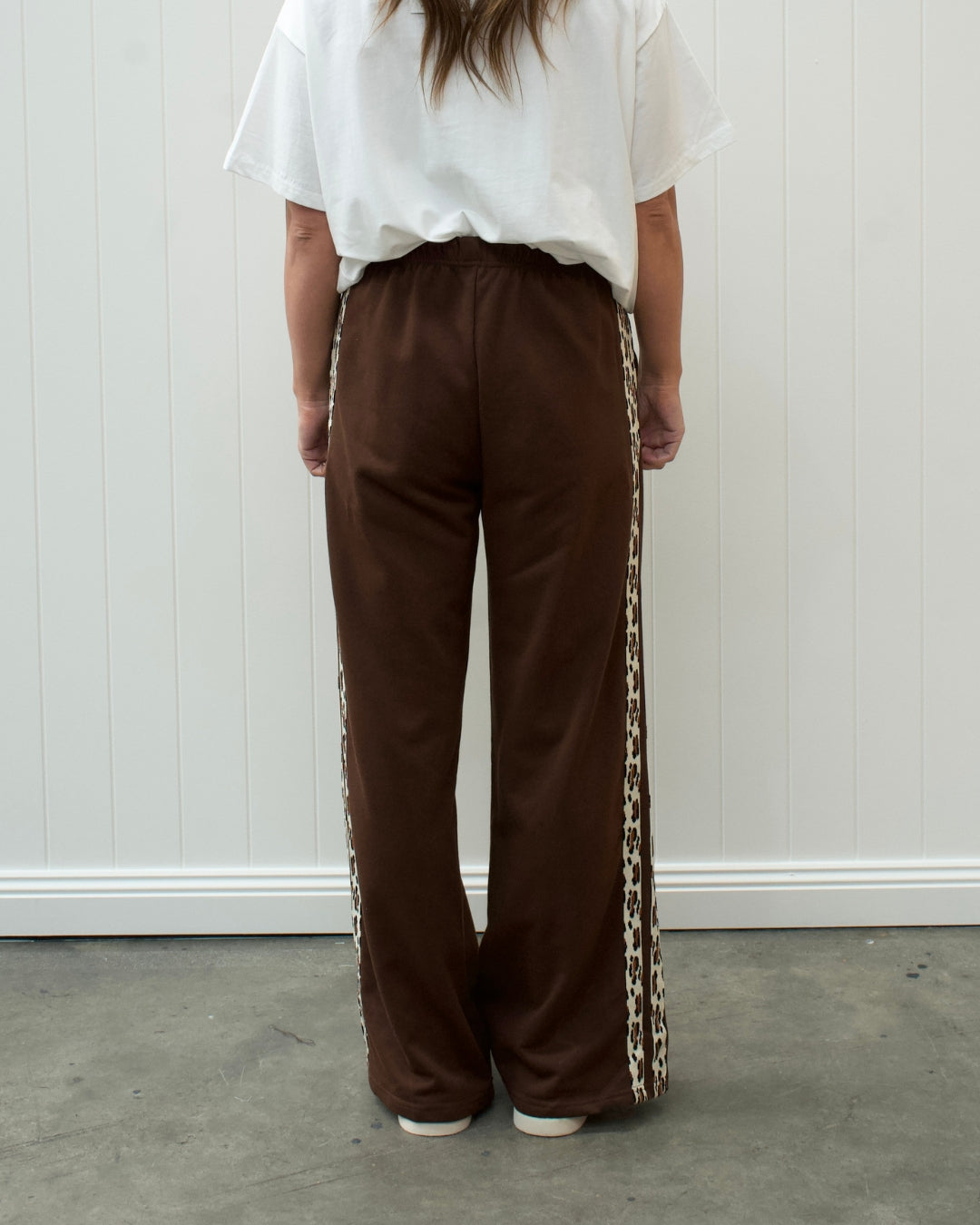 Remi Leopard Stripe Sweatpant