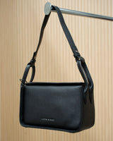 Jesselle Curve Shoulder Bag - Black