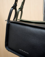 Jesselle Curve Shoulder Bag - Black
