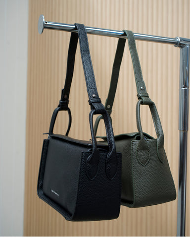 Jesselle Curve Shoulder Bag - Olive