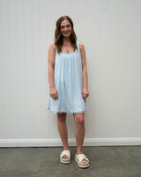Isla Mini Dress - Powder Blue