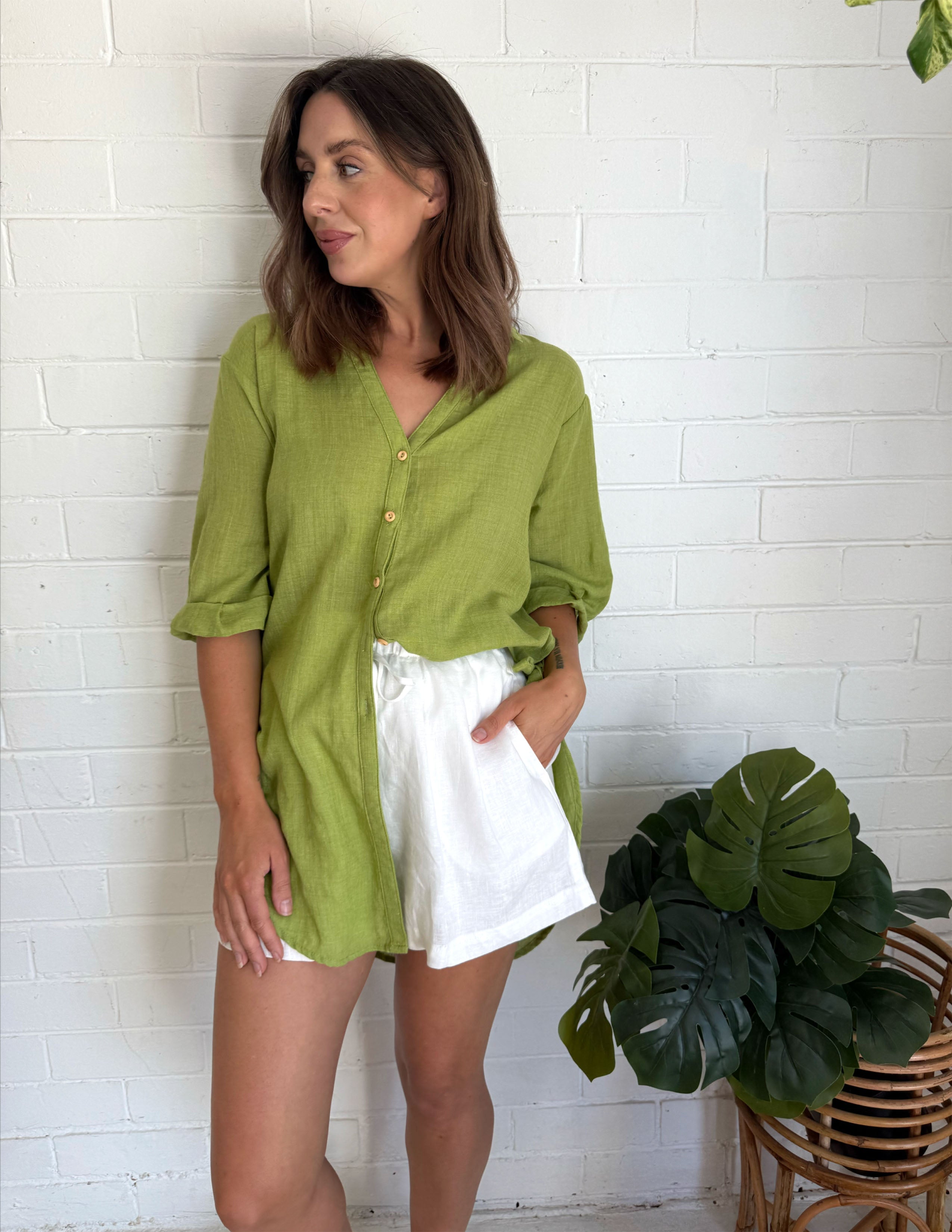 Aurora Linen Short