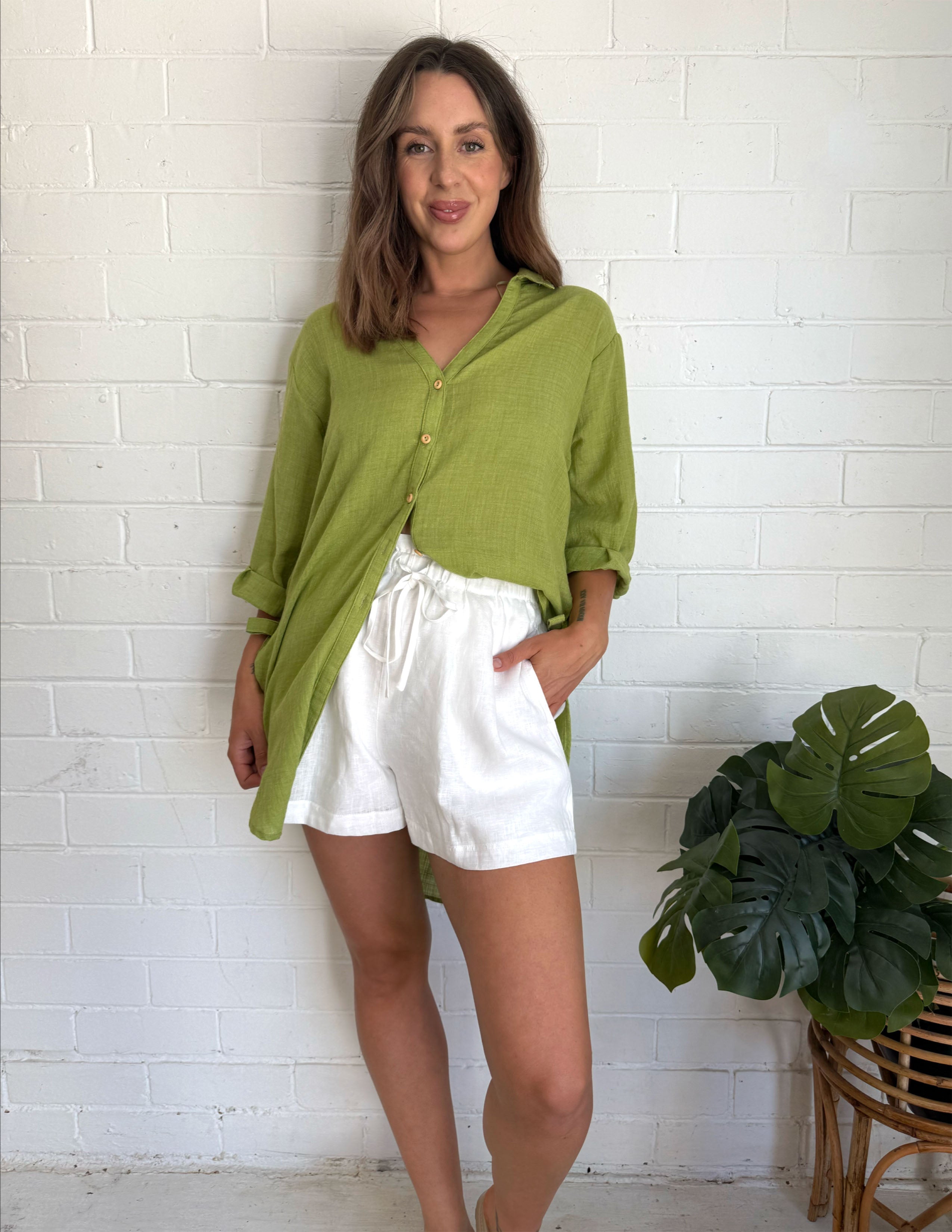 Aurora Linen Short