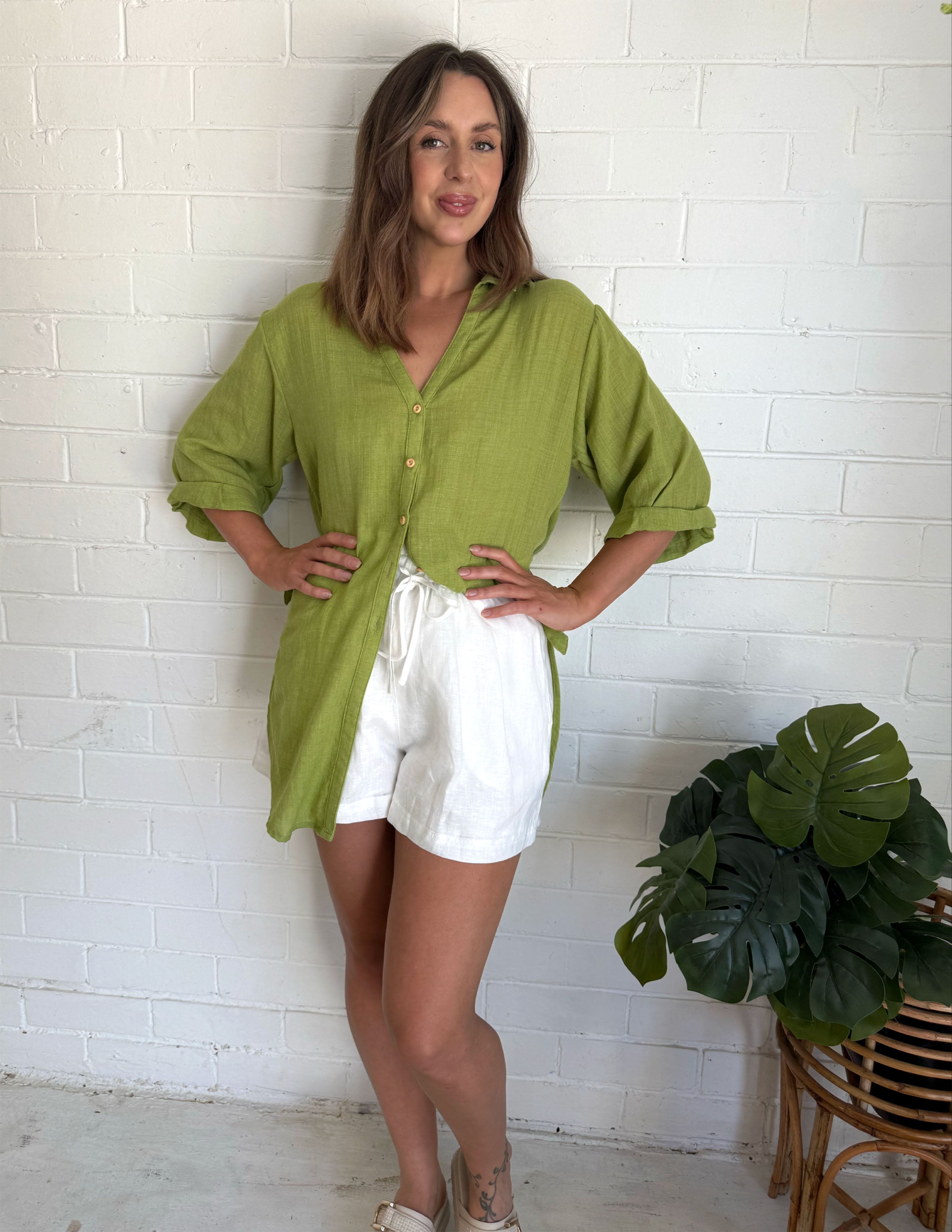 Aurora Linen Short