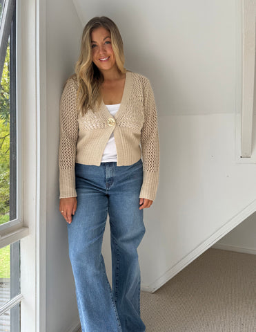 PRE-ORDER Delilah Crochet Cardi