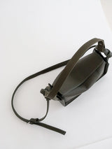 Jesselle Curve Shoulder Bag - Olive