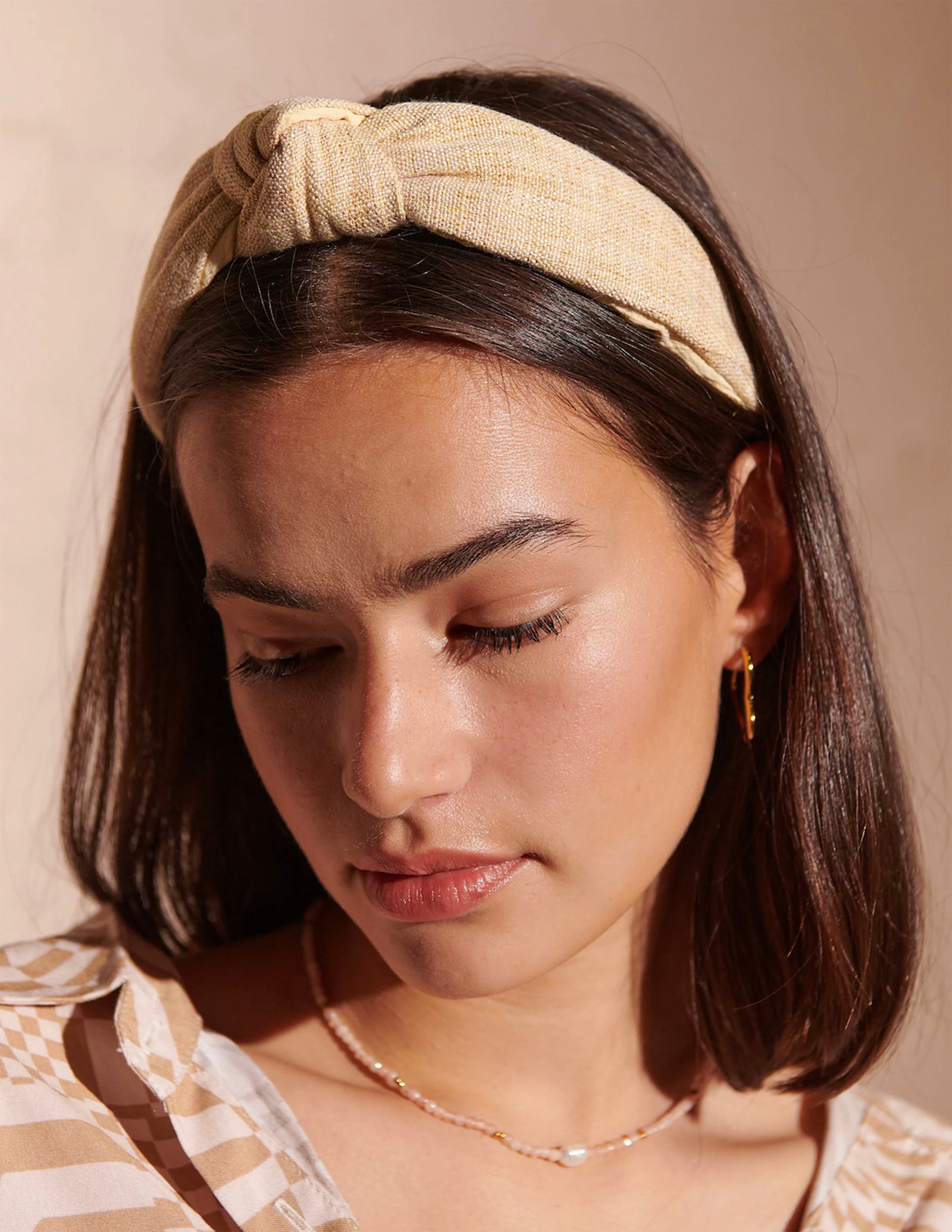 Linen Twist Headband