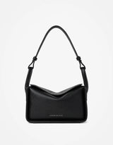 Jesselle Curve Shoulder Bag - Black