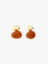 Bauble Resin Earring - Brown