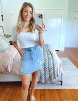 Dani Denim Skirt